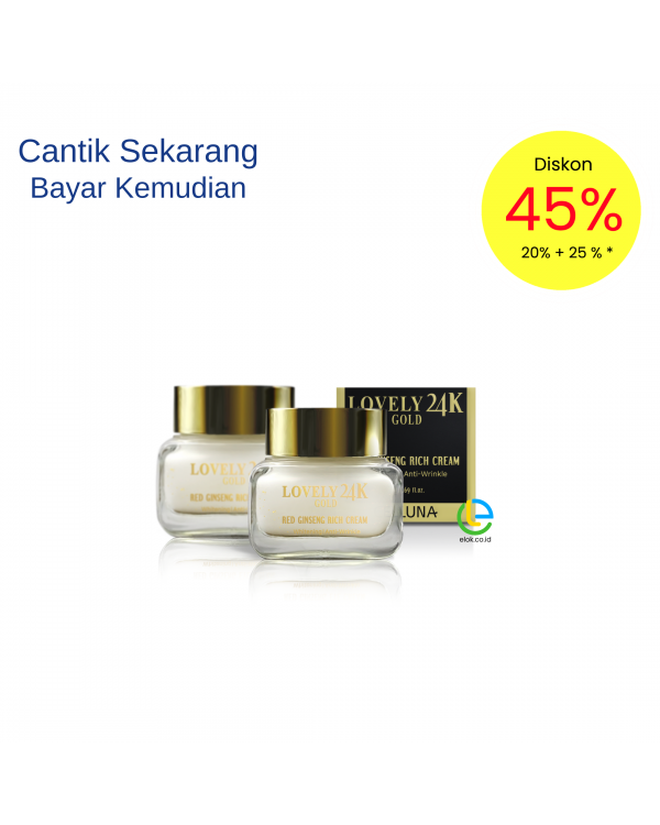 Celluna Lovely Gold 24K Red Ginseng Rich Cream